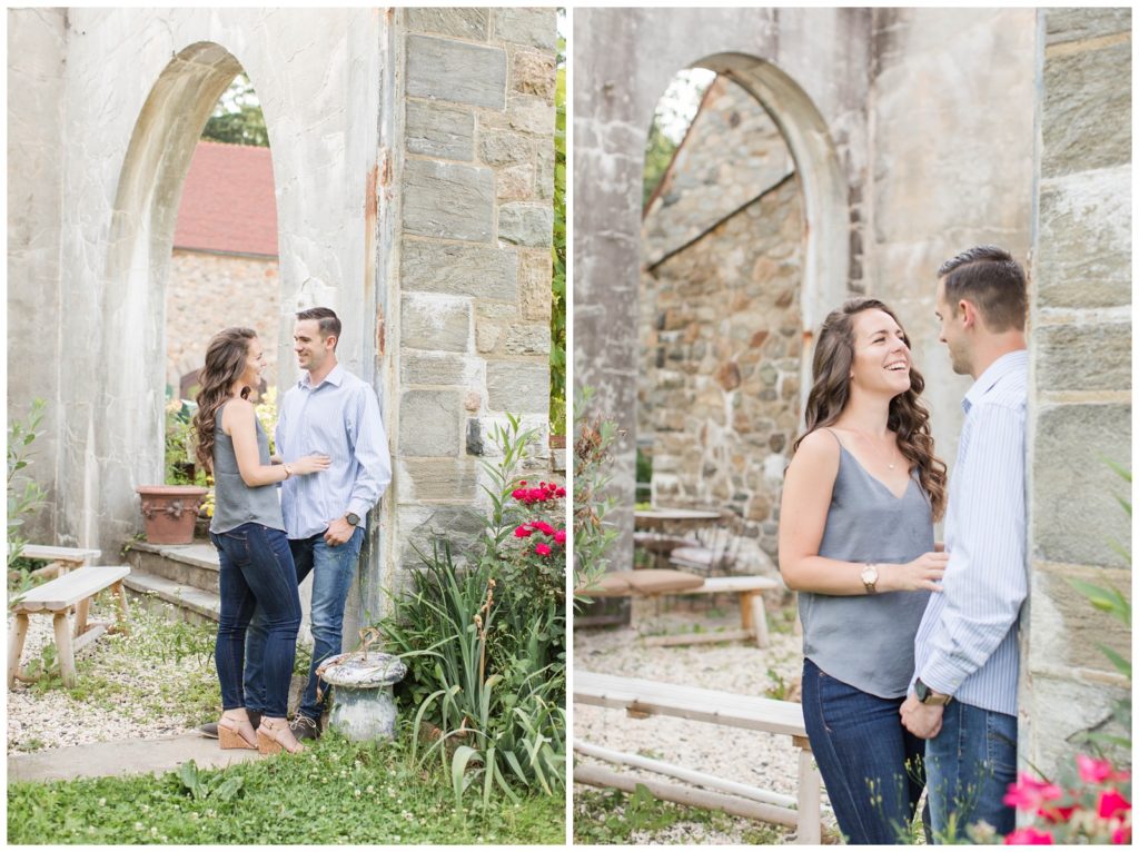 Kim and Mike Engagement Session | The Lord's New Church | Bryn Athyn, PA | PA Wedding Photographer | Kelly Pullman Photography | www.KellyPullmanPhotography.com