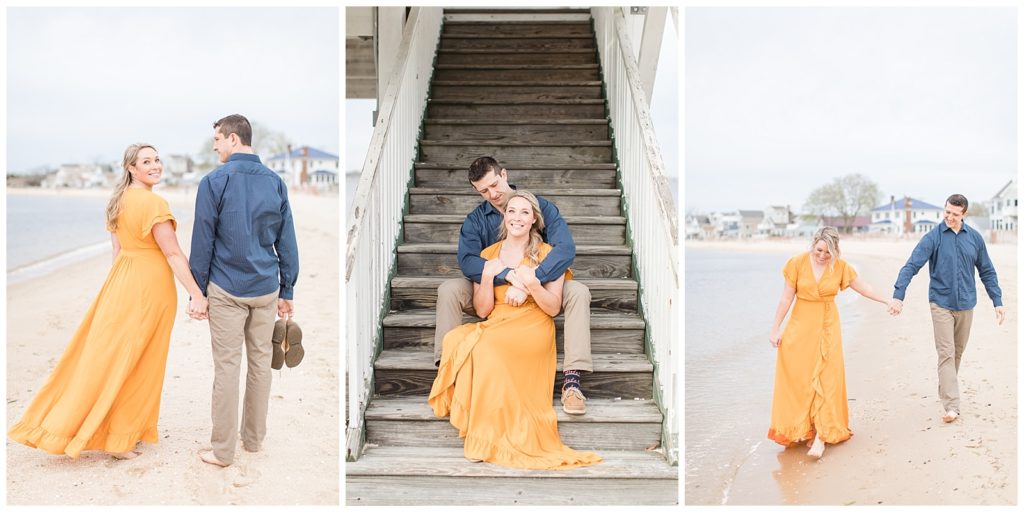 Erin and Chris's Engagement Session | Ocean Gate, NJ | PA Wedding Photographer | Kelly Pullman Photography | www.KellyPullmanPhotography.com