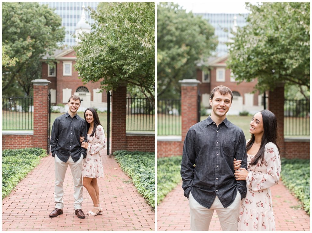 Old City Philadelphia Engagement Session | Gill + Pat | PA Engagement Photographer | Kelly Pullman Photography | www.KellyPullmanPhotography.com