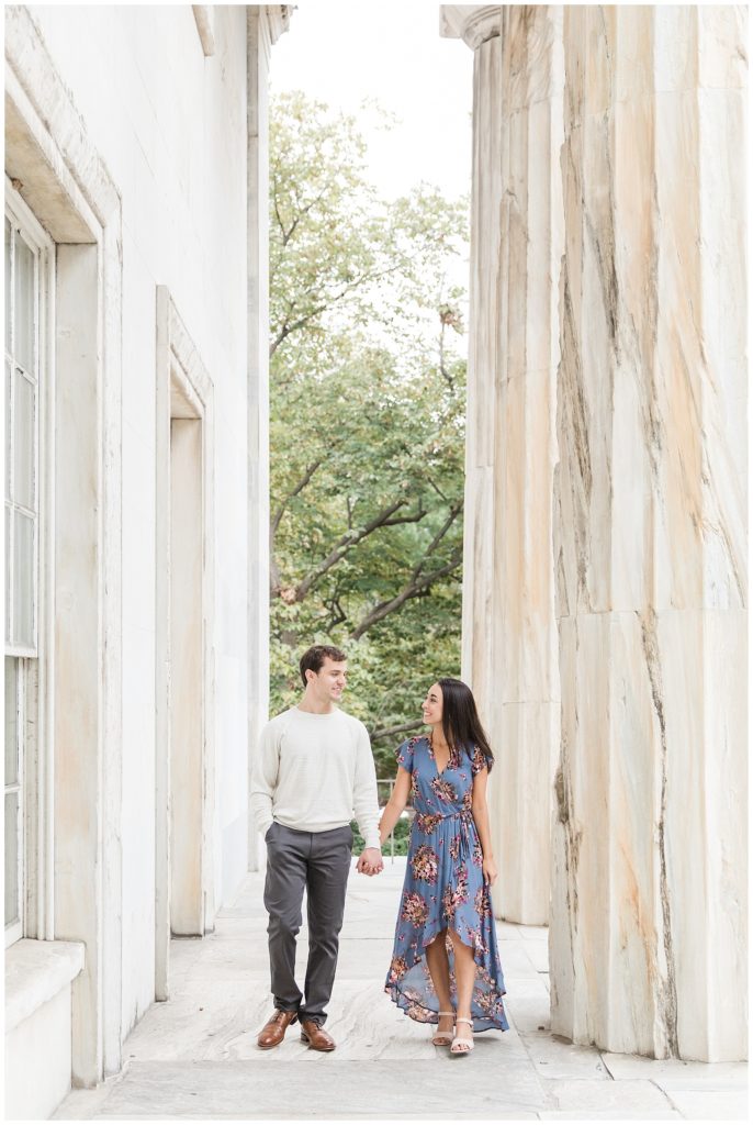 Old City Philadelphia Engagement Session | Gill + Pat | PA Engagement Photographer | Kelly Pullman Photography | www.KellyPullmanPhotography.com