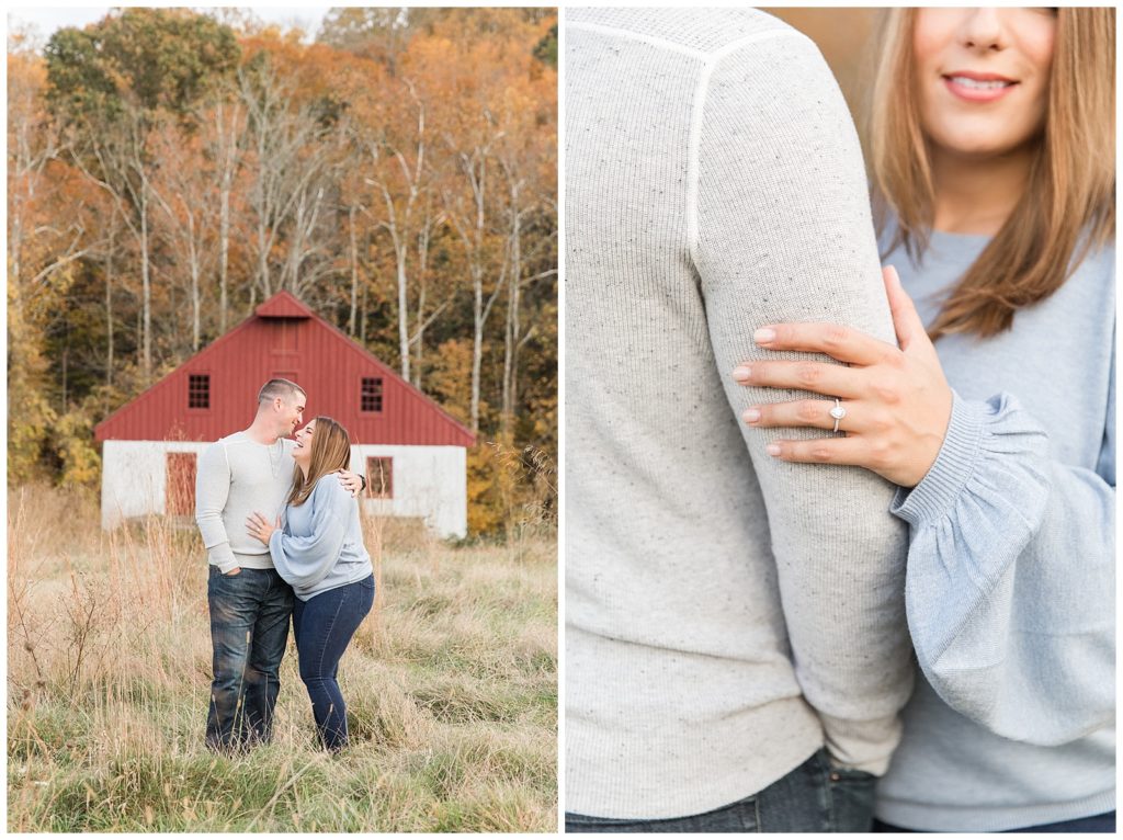 Bowman's Hill Wildflower Preserve Engagement Session | Lauren + Kyle | Bucks County PA Engagement Photographer | Kelly Pullman Photography | www.KellyPullmanPhotography.com