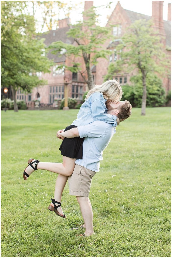 Taylor and Nick's Engagement Session | Aldie Mansion | PA Engagement Photographer | Kelly Pullman Photography | www.KellyPullmanPhotography.com