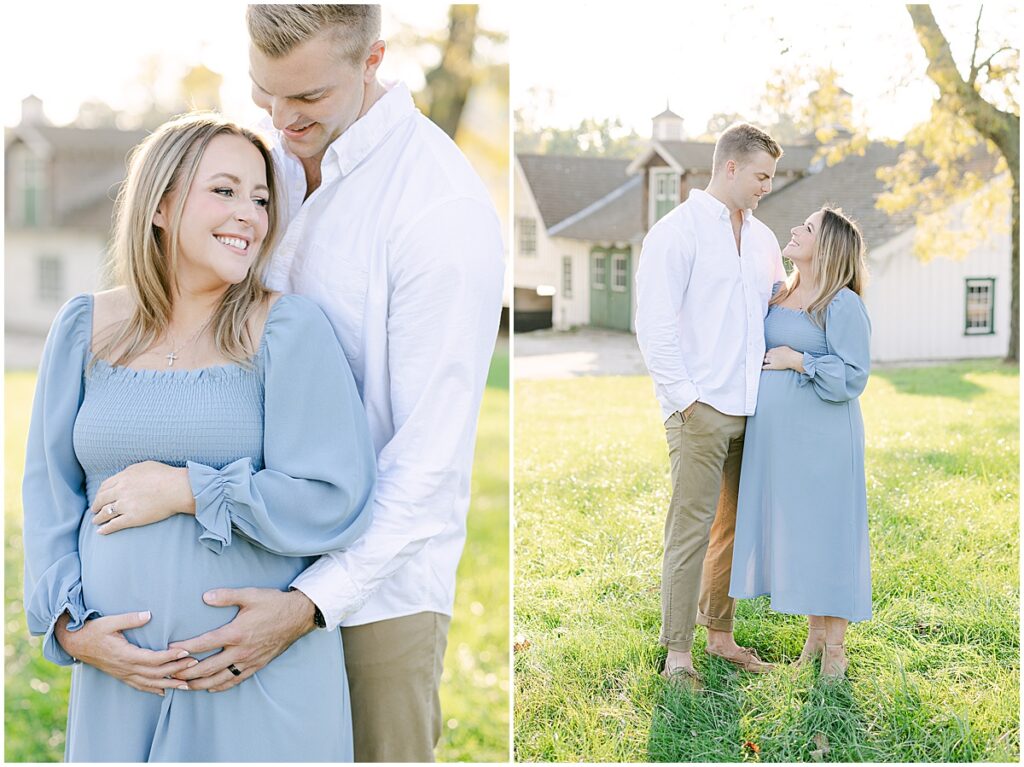 Golden Hour Valley Forge Maternity Session | Kelly Pullman Photography | www.KellyPullmanPhotography.com