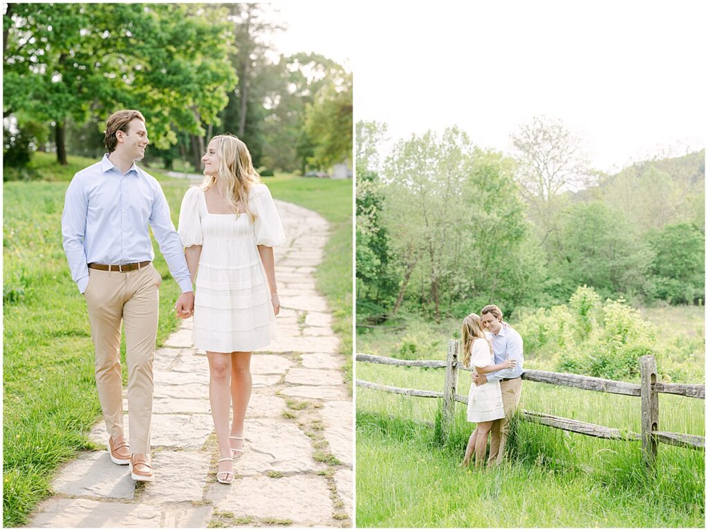 Engagement Session | A Spring Valley Forge Engagement | Kelly Pullman Photography | www.KellyPullmanPhotography.com
